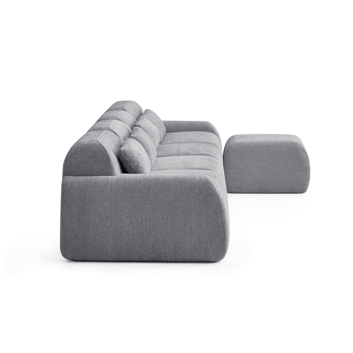 Silver Birch | Pearl Ottoman