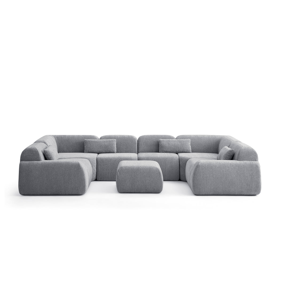 Silver Birch | Pearl Ottoman