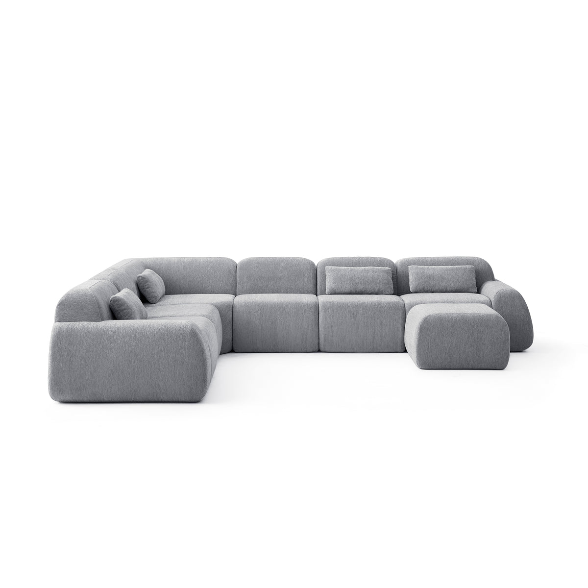 Silver Birch | Pearl Ottoman