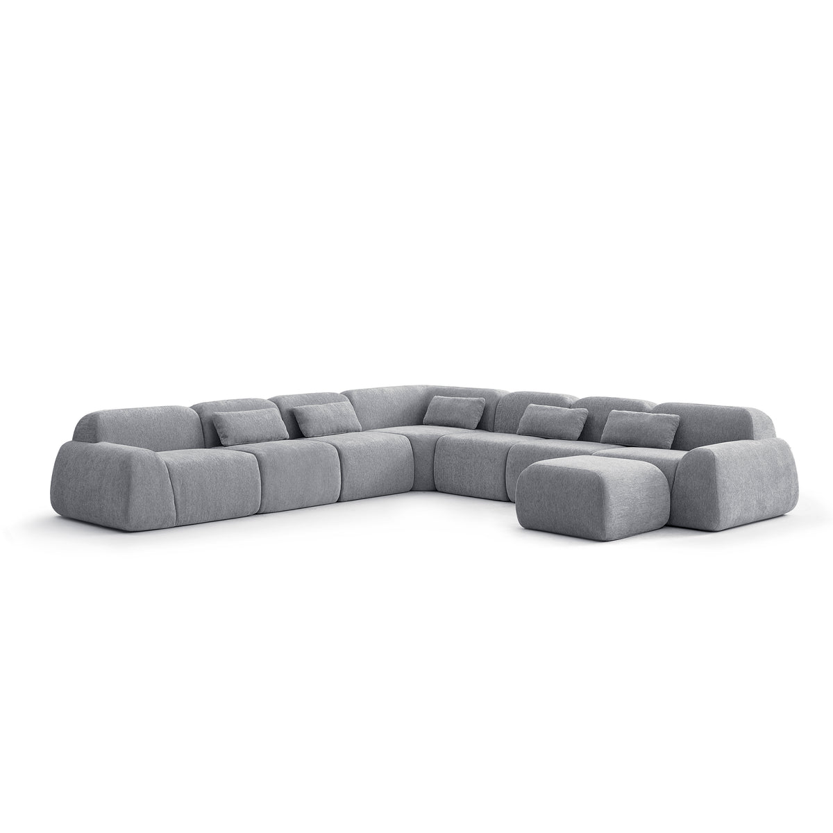 Silver Birch | Pearl Ottoman