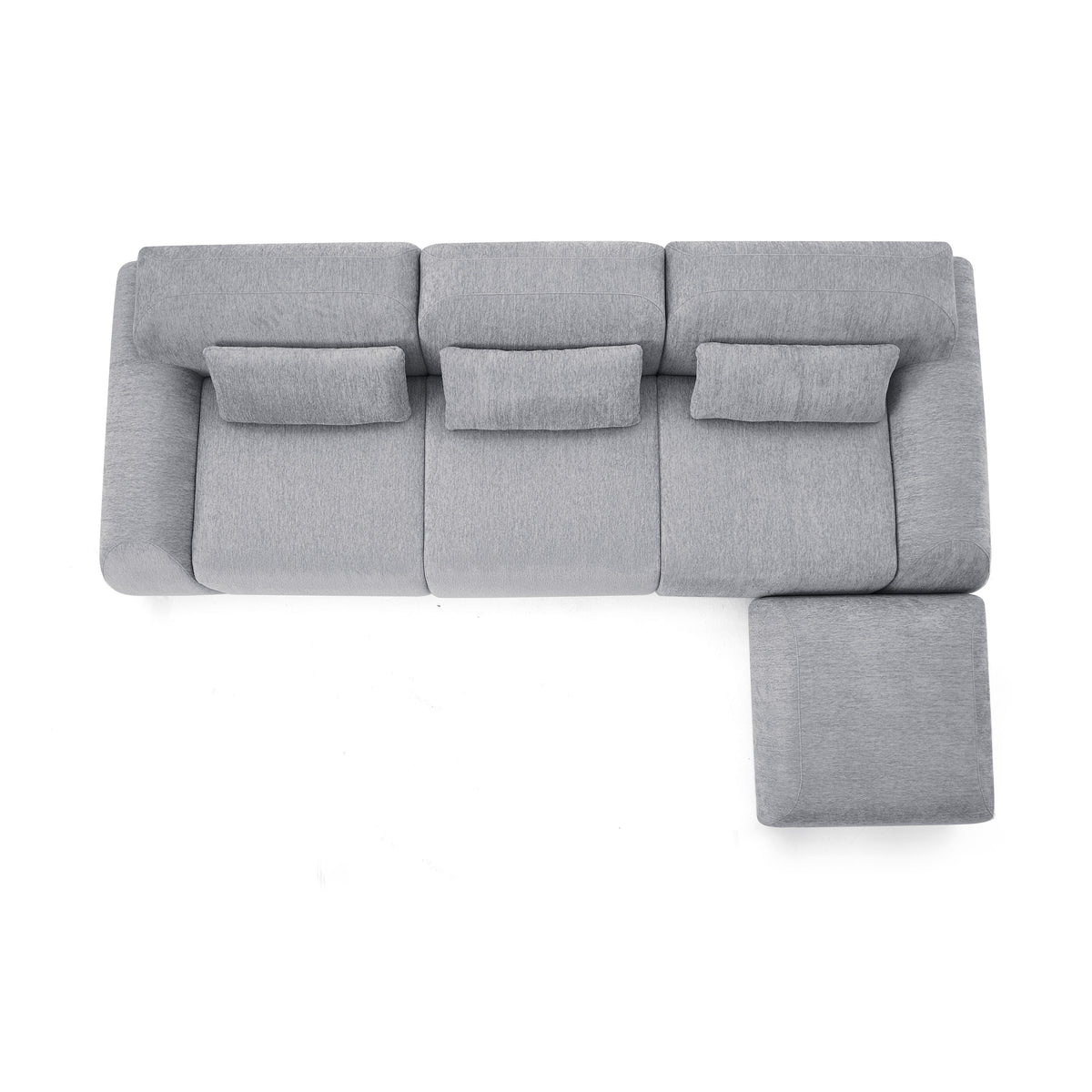 Silver Birch | Pearl Ottoman