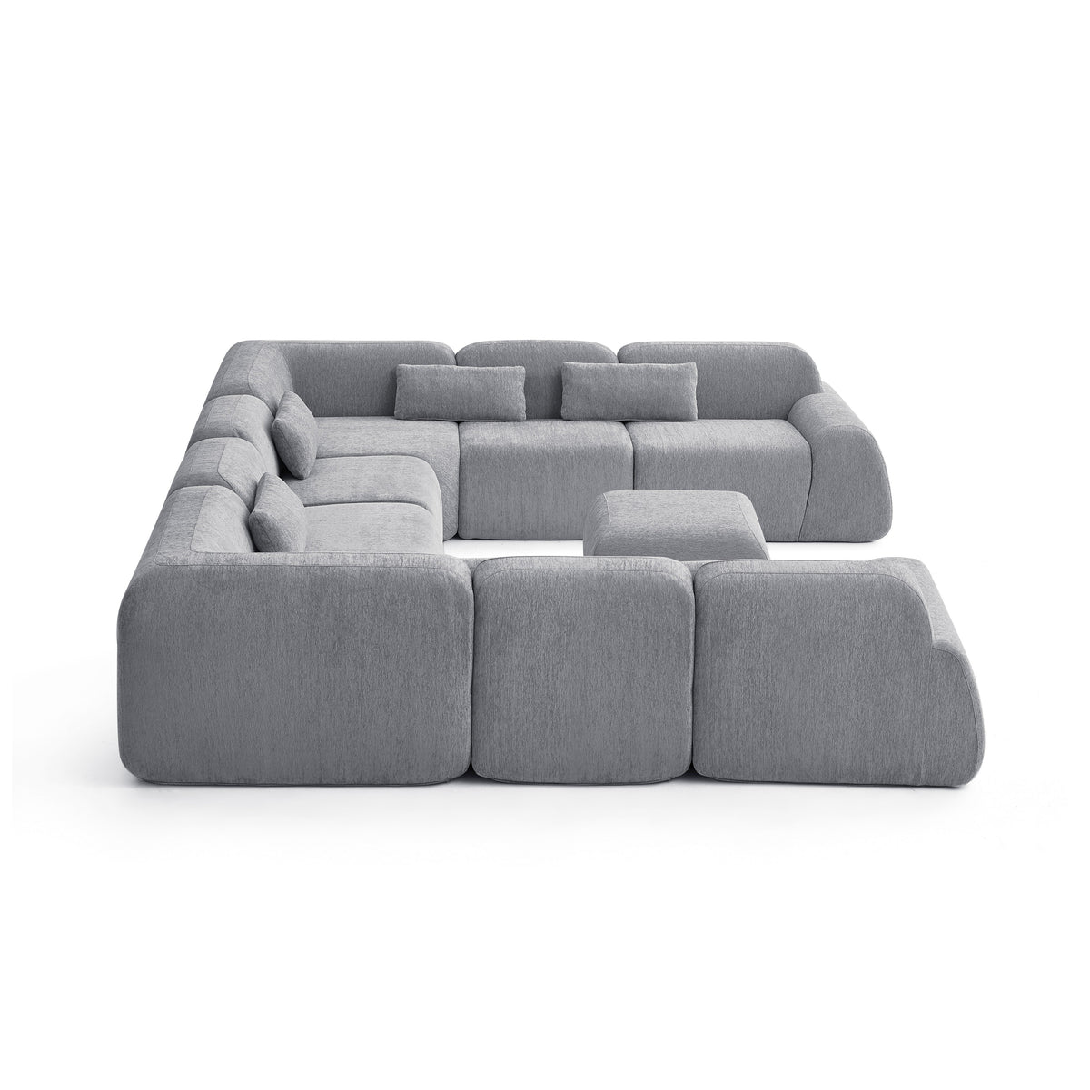 Silver Birch | Pearl Ottoman