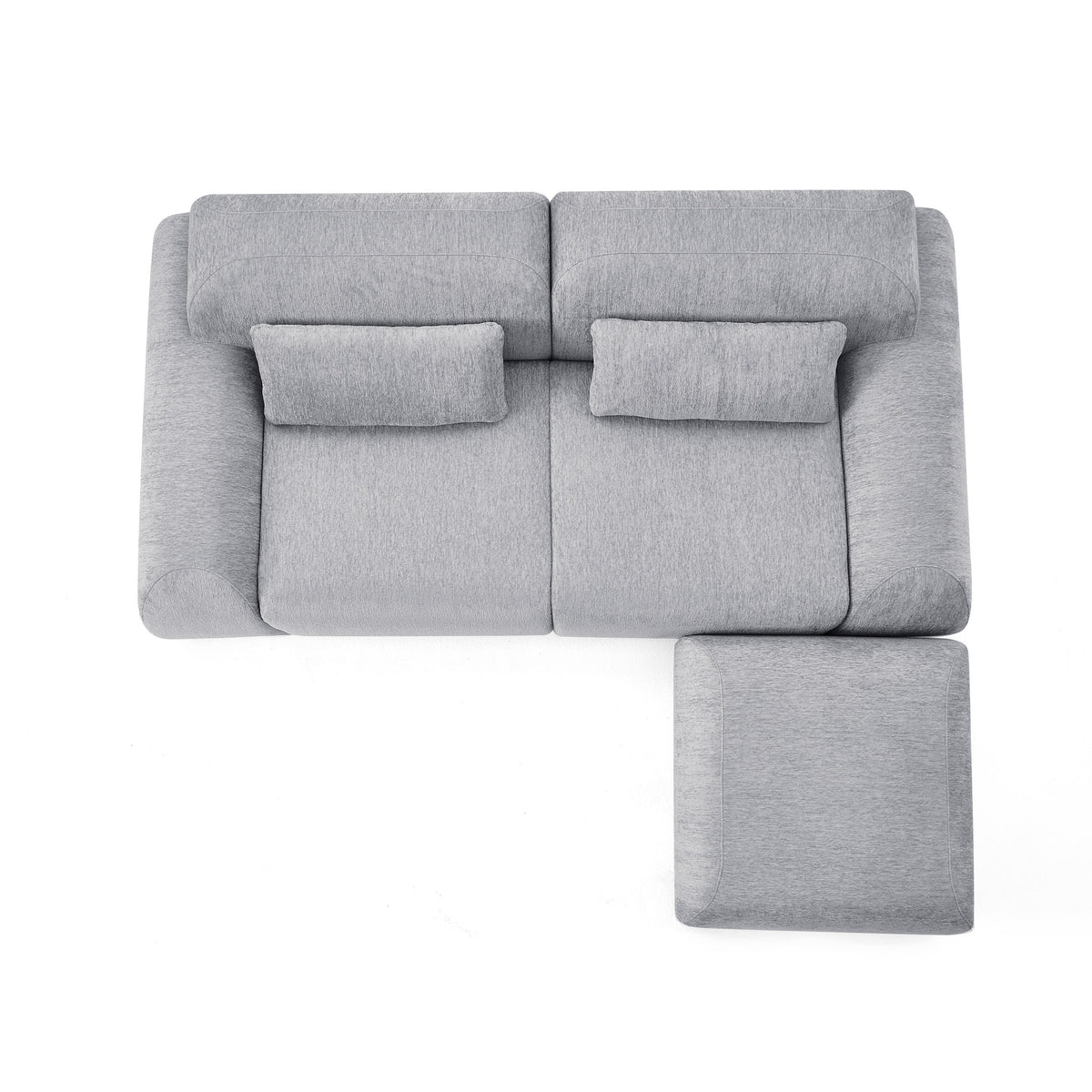 Silver Birch | Pearl Ottoman